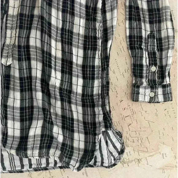 CP Shades Plaid Cotton Tunic Size Small - Picture 3 of 13